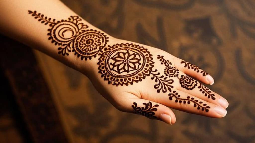 পাতা মেহেদী ডিজাইন