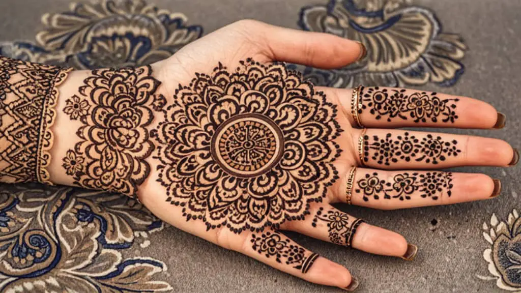 বিয়ের মেহেদী ডিজাইন