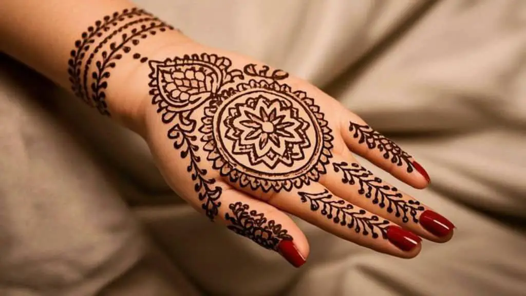 সিম্পল মেহেদী ডিজাইন